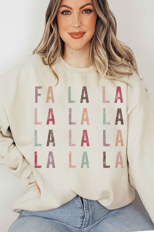 FA LA LA CHRISTMAS GRAPHIC SWEATSHIRT