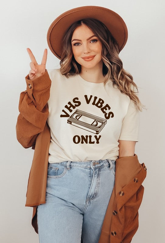 VHS Vibes Only Graphic Tee