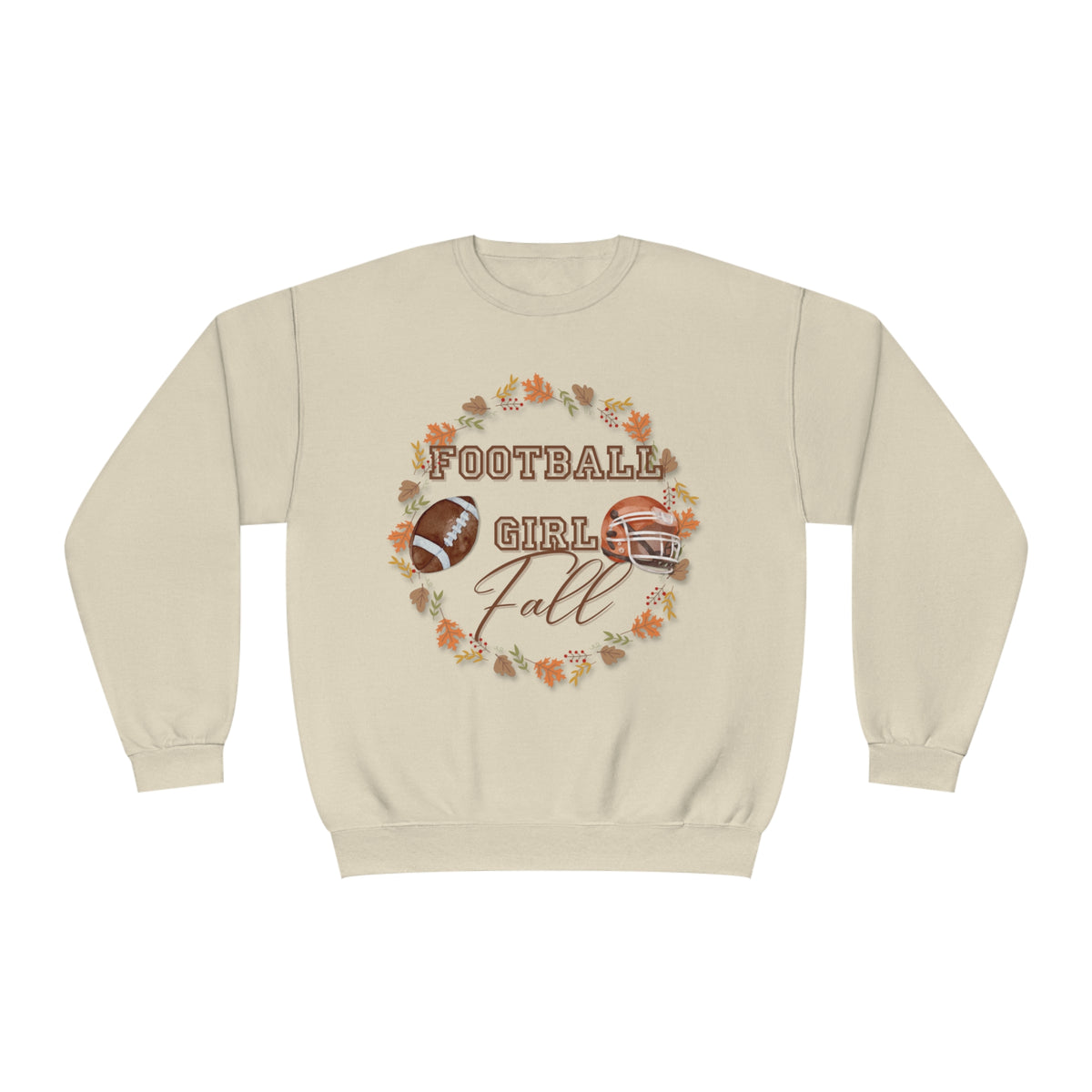 Football Girl Fall Long Sleeve Tee